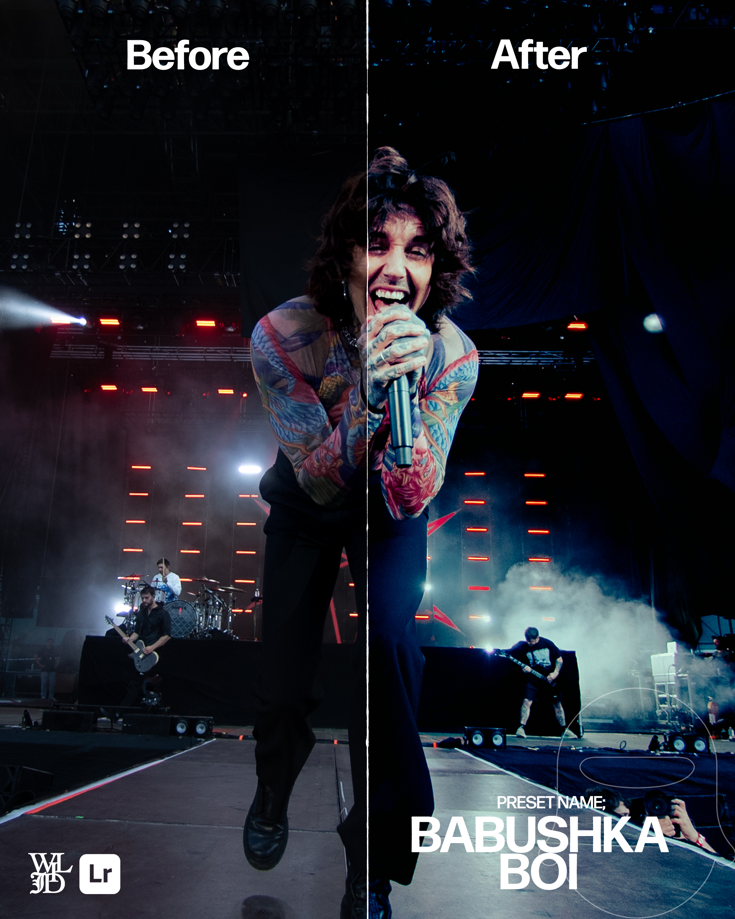 LIVE VOL.1 Lightroom Preset Pack