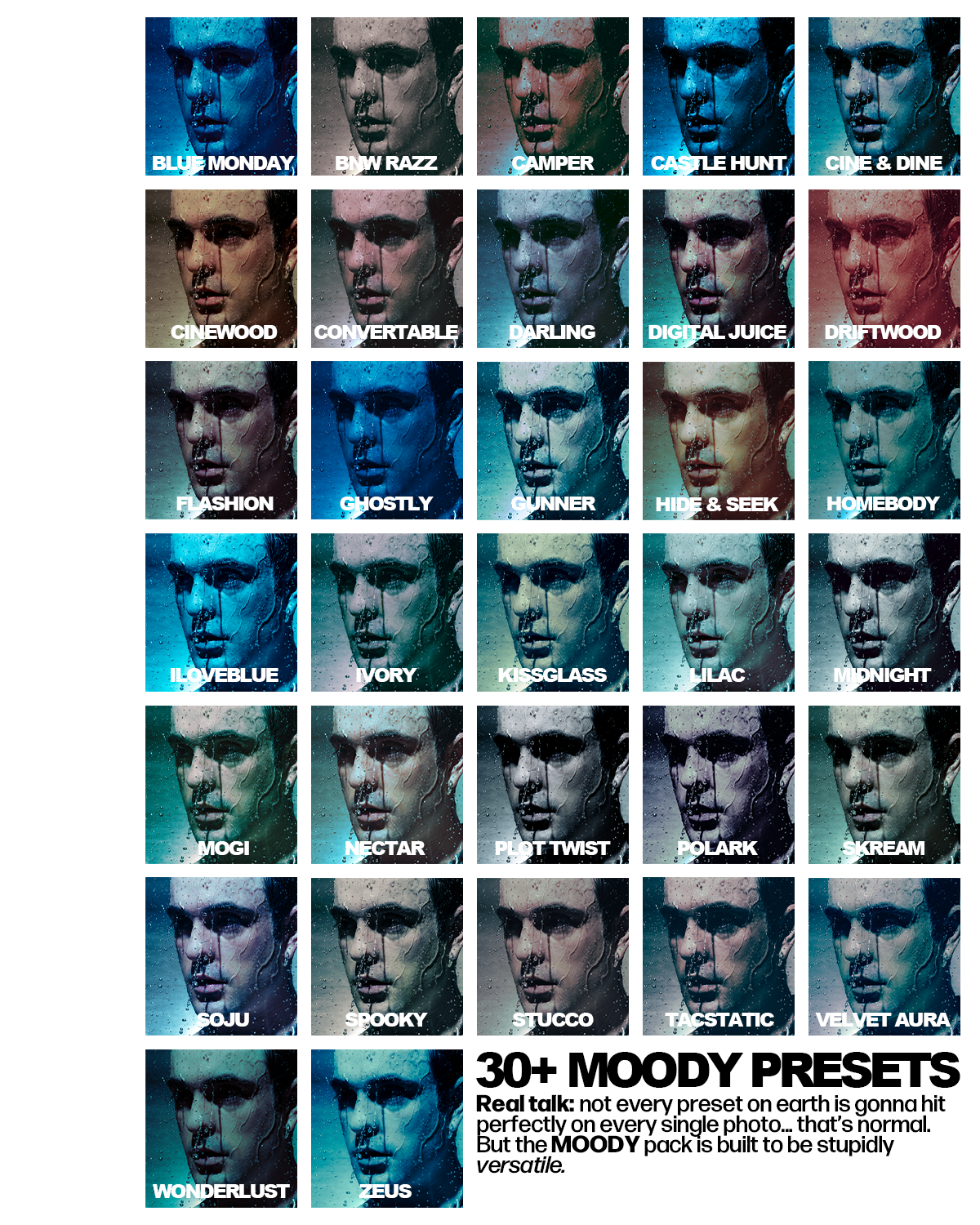 MOODY Lightroom Preset Pack