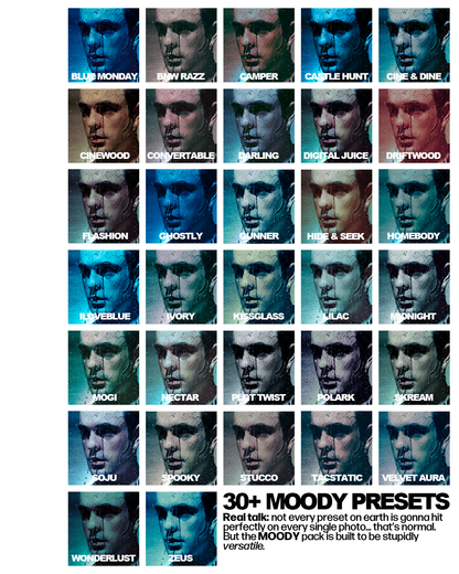 MOODY Lightroom Preset Pack