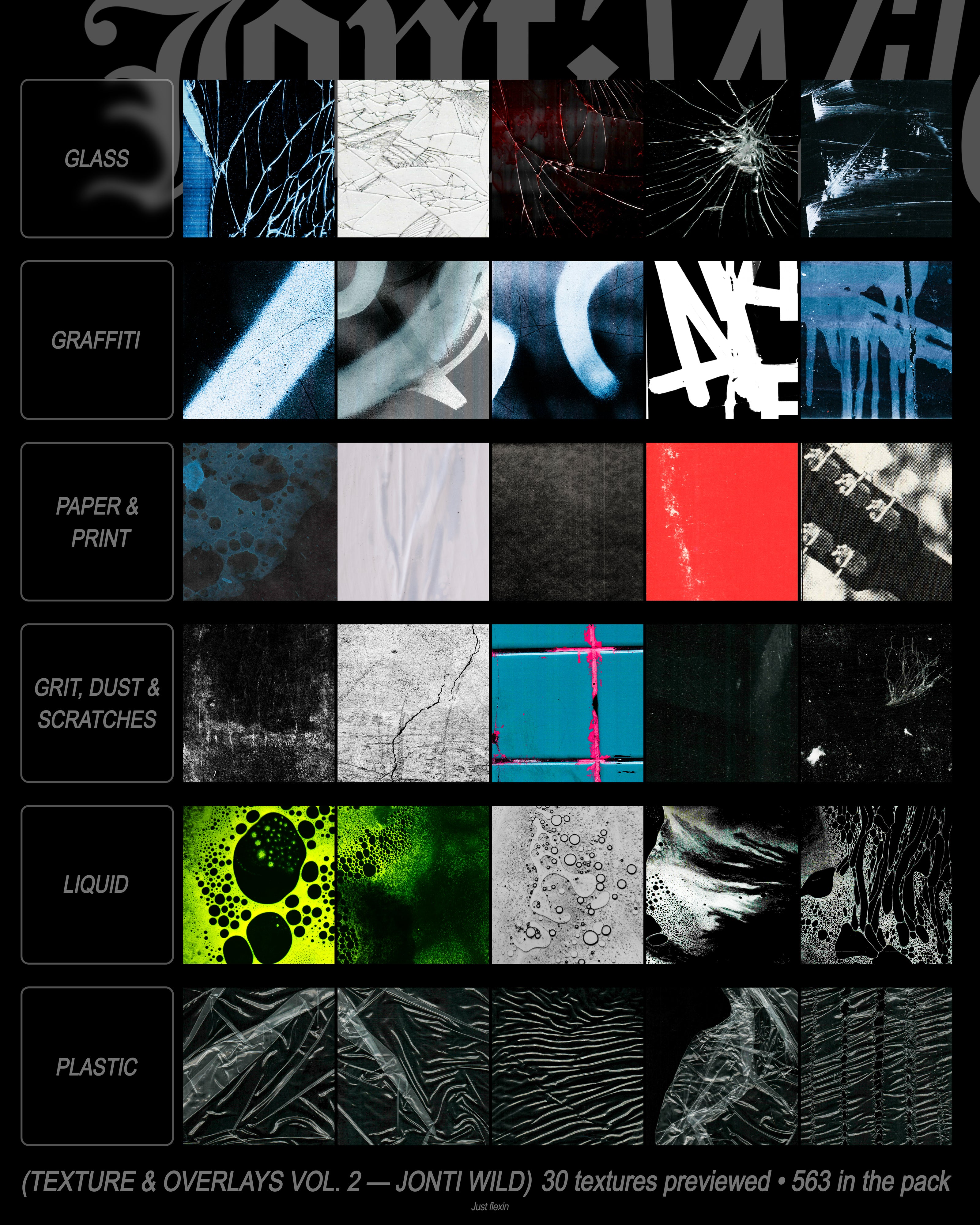 Texture & Overlays Pack Vol.2