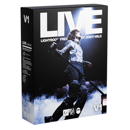 LIVE VOL.1 Lightroom Preset Pack